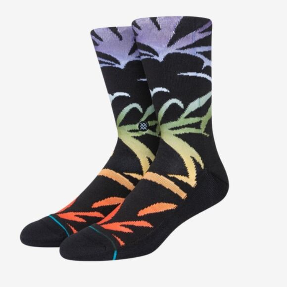 STANCE MENS SOCKS SIZE LARGE CREW HEIGHT POLY BLEND LIGHT CUSHION NWT - Picture 1 of 5